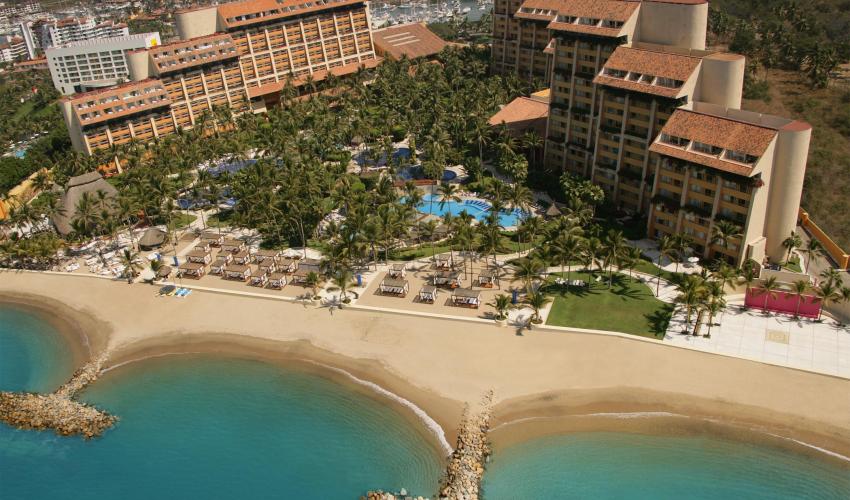 The Westin Resort and Spa Puerto Vallarta family-friendly hotel with beachfront pools, lush gardens, and mountain views on Banderas Bay.